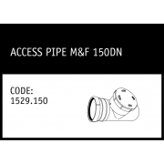 Marley Rubber Ring Joint Access Pipe M&F 150DN - 1529.150